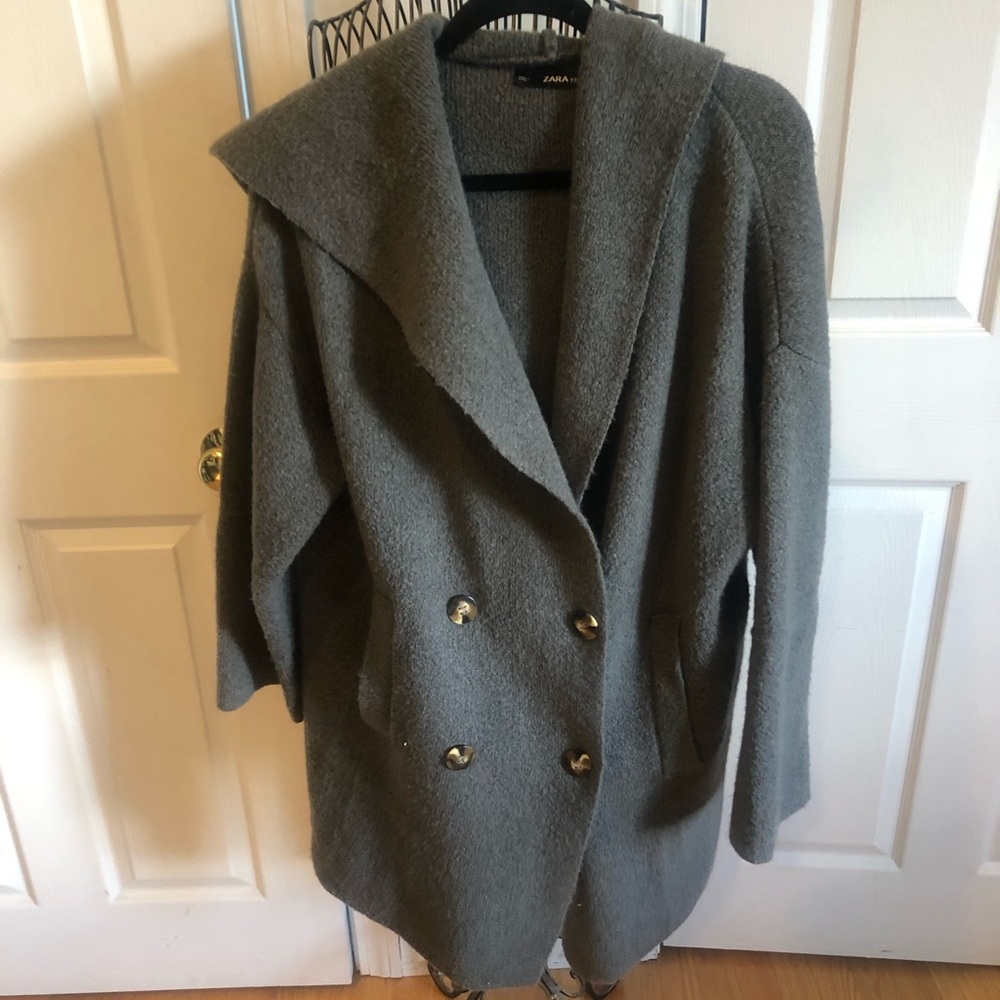 Zara Sweater Jacket Grey